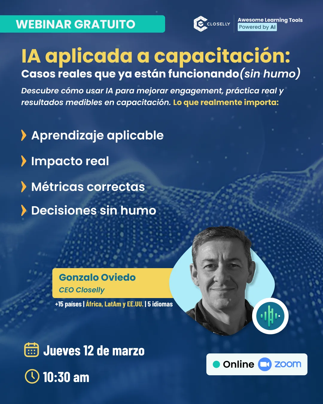 Webinar gratuito | IA aplicada a capacitación: casos reales que ya ...
